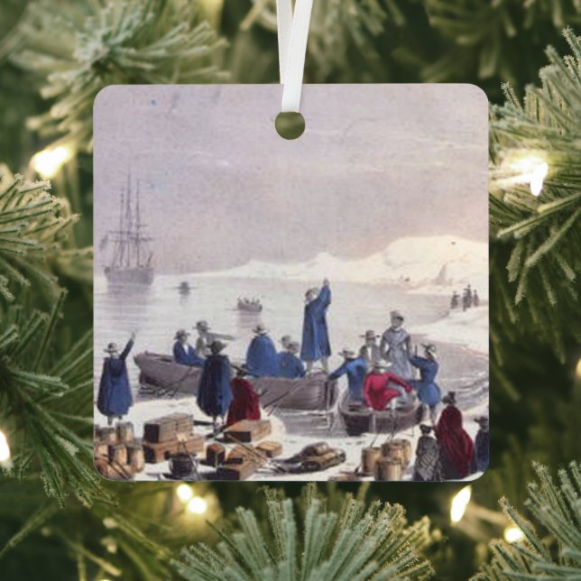ABH Plymouth Rock Metal Ornament (InSitu)