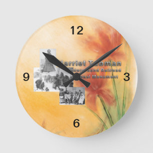 ABH Tubman nationales Monument Runde Wanduhr