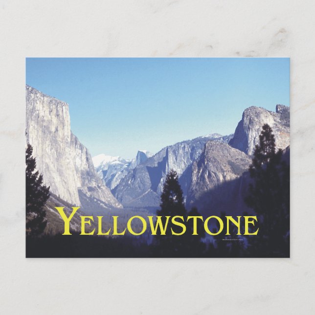 ABH Yellowstone Postkarte (Vorderseite)