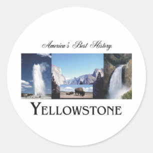 ABH Yellowstone Runder Aufkleber