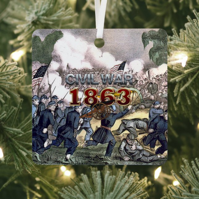 ABH Zivil War 1863 Metallverzierung Ornament Aus Metall (InSitu)