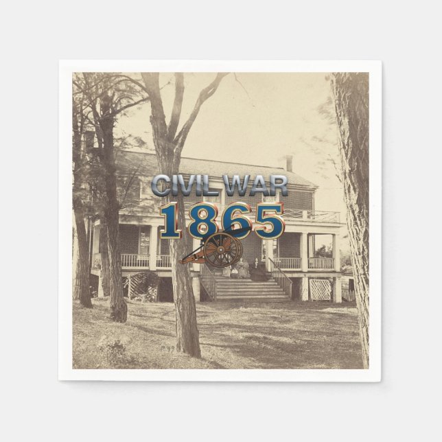 ABH Zivil War 1865 Napkins Serviette (Vorderseite)
