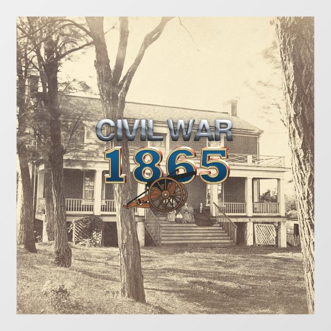 ABH Zivil War 1865 Window Cling Fensteraufkleber (Blatt)