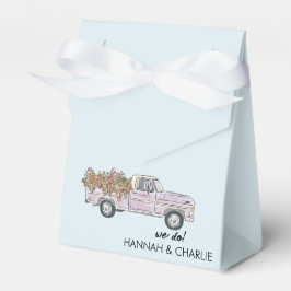 Abholen LKW WasserfarbenWedding Geschenkschachtel