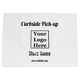Abholung des Business Curbside-Logos hier Große Geschenktüte