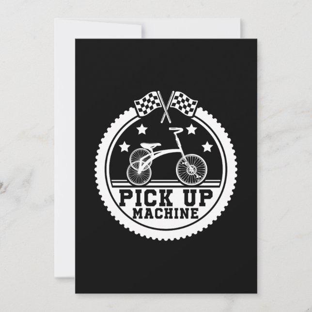 Abholung von Geschenken für Tribikes-Trikes Einladung (Vorderseite)