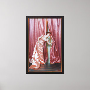 Abhören von Vittorio Reggianini Leinwanddruck