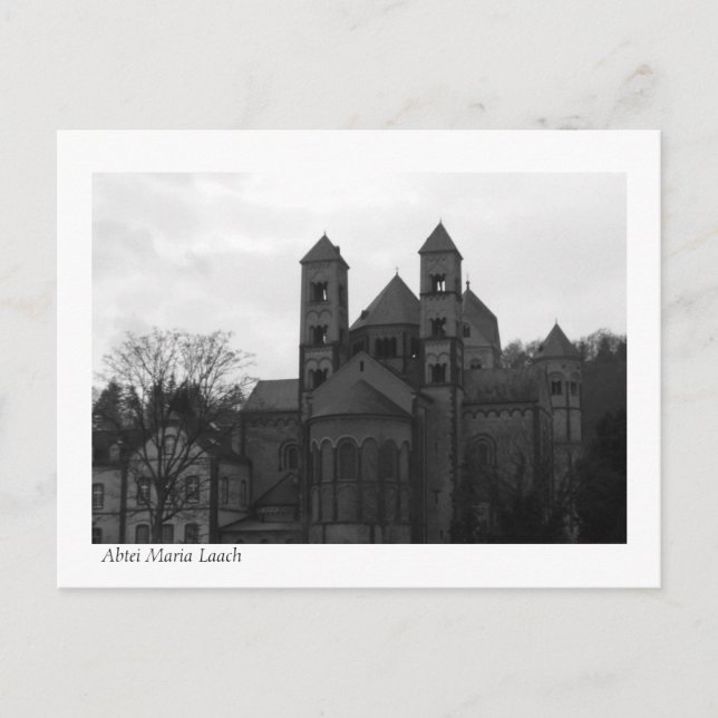 Abhtei Kloster Maria Laach in Deutschland Postkarte (Vorderseite)