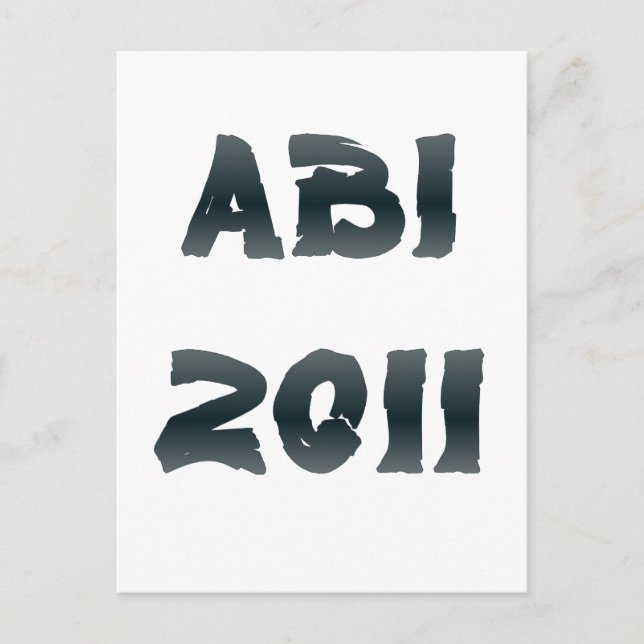 ABI 2011 POSTKARTE (Vorderseite)