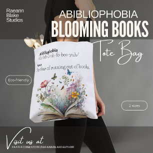 Abibliophobie Blooming Books Tote Bag Tasche