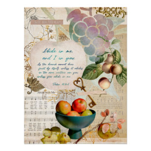 Abide in Me Fruitative Faith Poster