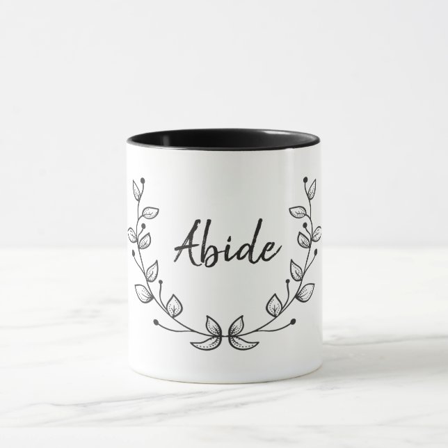 Abide Mug - Jean 15:4 (Centre)