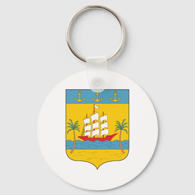 Abidjan-Wappen Schlüsselanhänger (Vorderseite)