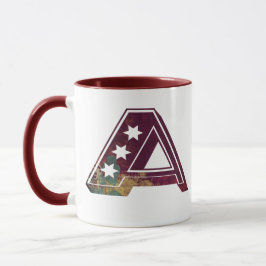ABIGAIL-A-maroon-Vintager Grunge Tasse