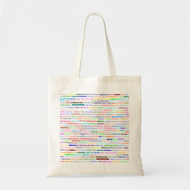 Abigail Text Design II CTC L.I.F.E. Bag Tragetasche (Vorne)