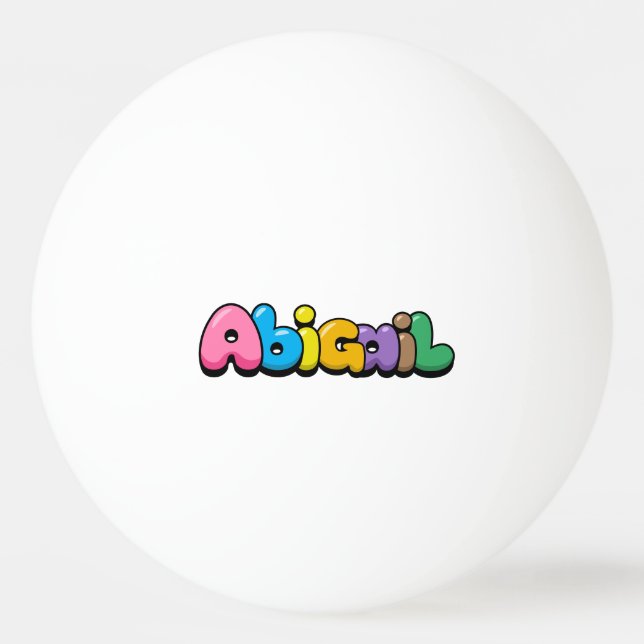 Abigail Tischtennisball (Vorderseite)