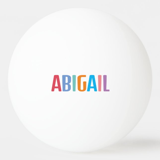 Abigail Tischtennisball (Vorderseite)