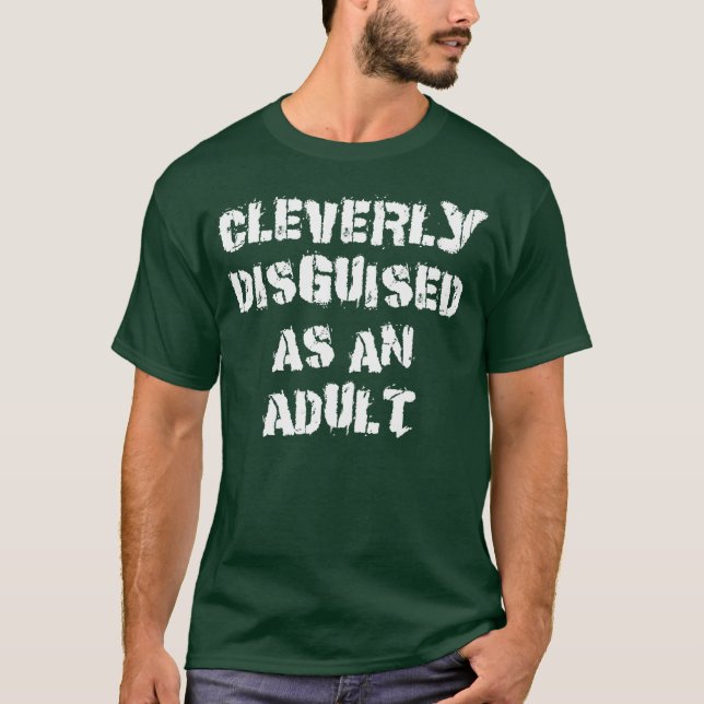 Abilement Discuised comme T-shirt adulte (Devant)