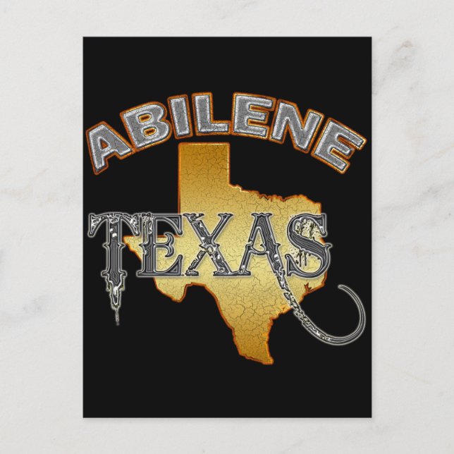 ABILENE, TEXAS POSTKARTE (Vorderseite)