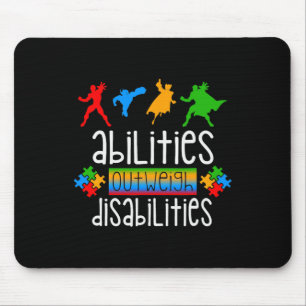Abilities sind größer als Disabili Mousepad