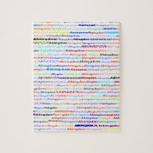 Abingdon Texte Design II Puzzle