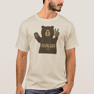 Abingdon Virginia Friedensbär T-Shirt