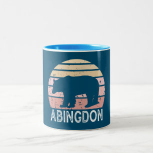 Abingdon Virginia Retro Bär Zweifarbige Tasse