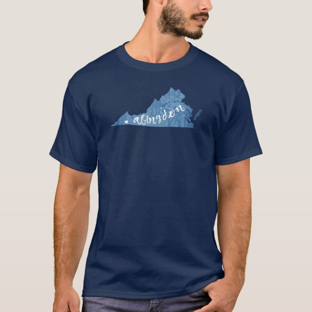 Abingdon Virginia Wood Grain T-Shirt (Vorderseite)