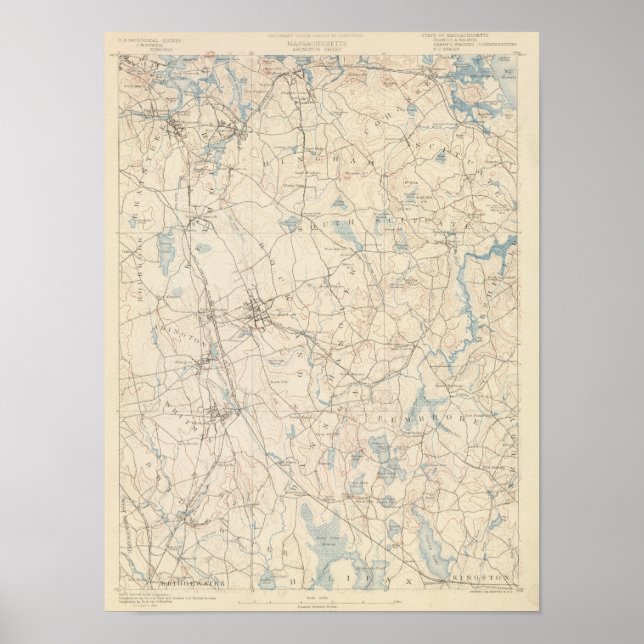 Abington, Massachusets Poster (Vorne)