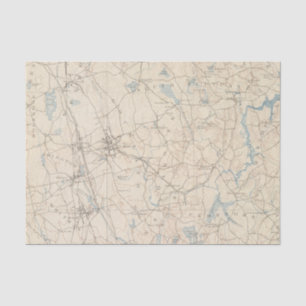 Abington, Massachusetts Seidenpapier