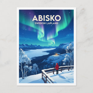 Abisko Nationalpark und Aurora Sky Station Kiruna Postkarte