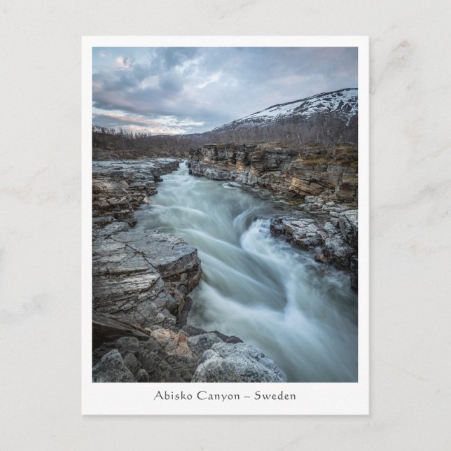 Abisko Schweden Postkarte (Vorderseite)