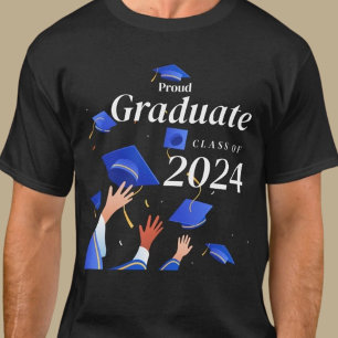 Abitur Collage Universität Individuelle Abschlussf T-Shirt
