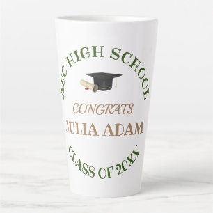 Abitur Gymnasium moderne Typografie Milchtasse