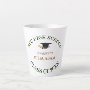 Abitur Gymnasium moderne Typografie Milchtasse