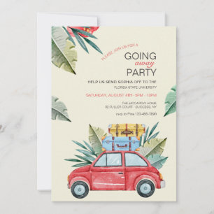 Abitur-Tropical-Party Einladung