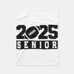 Abiturient 2025 Football-Absolvent der High School Fleecedecke