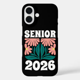 Abiturient 2026 Benutzerdefinierte Retro Groovy Bl iPhone 16 Hülle