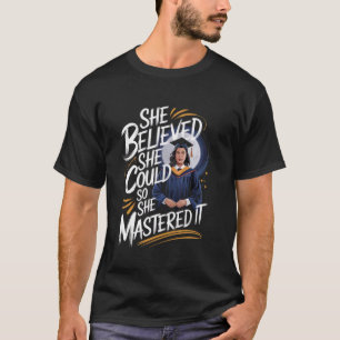 Abiturienten-Shirt Mädchen Abschluss Studentin Abi T-Shirt
