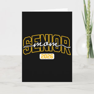 Abiturientin 2026 Mutter Abitur Schwarz Karte