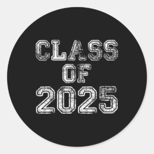 Abiturjahrgang 2025, Abiturient 2025 Abschluss Vin Runder Aufkleber
