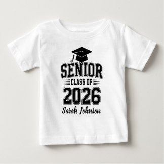 Abiturjahrgang 2026 Abschluss mit individuellem Na Baby T-shirt