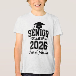 Abiturjahrgang 2026 Abschluss mit individuellem Na Tri-Blend Shirt