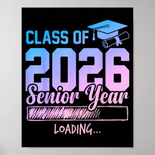 Abiturjahrgang 2026 Abschlussjahr lädt lustigen Se Poster