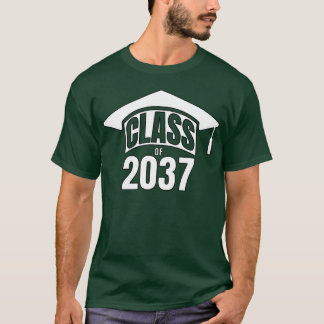 Abiturjahrgang 2037 T-Shirt Schulabschluss Geschen
