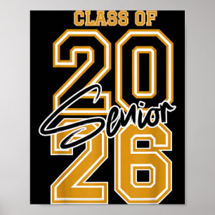 Abiturklasse 2026 Senior - Abschluss 2026  Poster