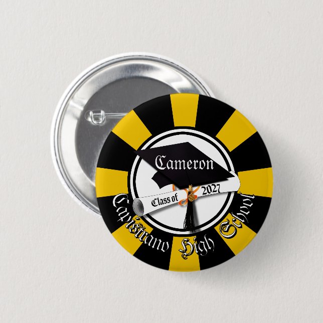 Abiturklasse 2027 Abschlussfeier Button (Vorne & Hinten)