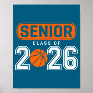 Abiturklasse 26 Basketball Poster