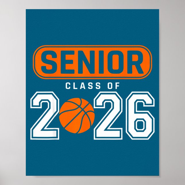 Abiturklasse 26 Basketball Poster (Vorne)