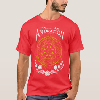 Abjuration RPG Magic School White T-Shirt